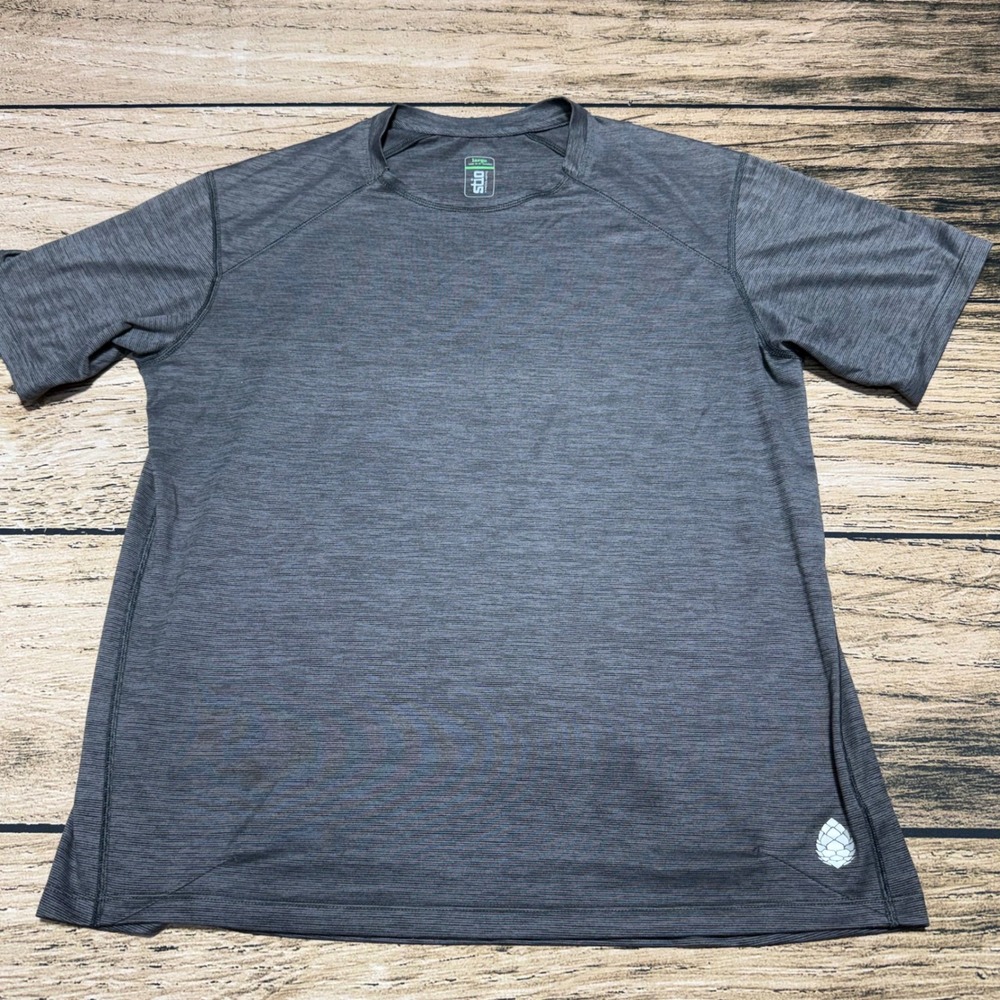 Stio Performance T-Shirt‎ Men Large Gray SS21LEN2 2431 Active Outdoor Hiking Tee